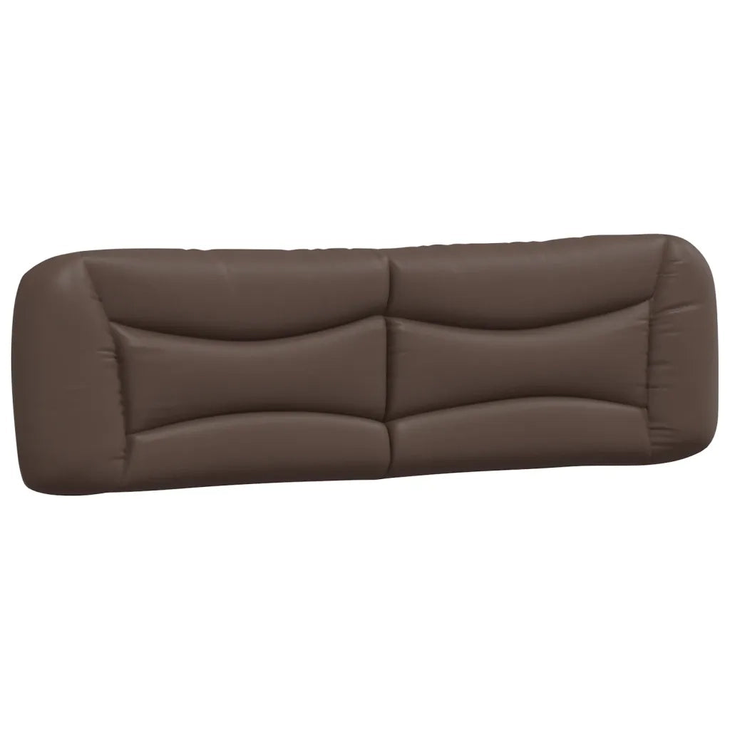 Letto con Materasso Marrone 180x200cm in Similpelle