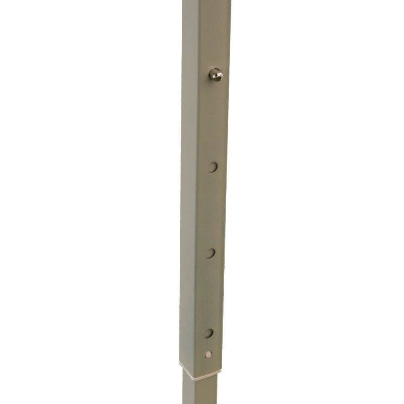 Gazebo Richiudibile Pieghevole 3 X 3 Bianco Ricoperto in Pvc Impermeabile
