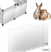 6 pezzi di protezione per gabbia 26x21cm - accessori per gabbie di coniglio/porcellino d'India/animali piccoli