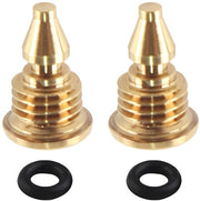 Set di scarichi per bicicletta - 2 pezzi - Pluggi di scarico - Compatibile con MT2/MT4/MT5/MT7/MT8 - Leggero - Lega di titanio robusta - Set di scarichi per freno