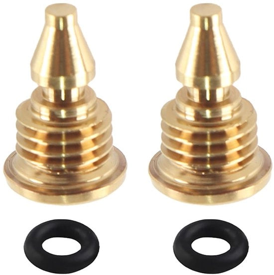 Set di scarichi per bicicletta - 2 pezzi - Pluggi di scarico - Compatibile con MT2/MT4/MT5/MT7/MT8 - Leggero - Lega di titanio robusta - Set di scarichi per freno
