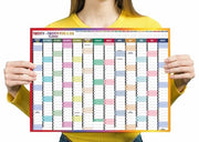 Pianificatore A3 2025-2026 - Calendario Accademico - Pianificatore Annuale - Organizzatore - Casa/Scolastico/Ufficio - 29,5 x 42,5 cm - Calendario Annuale