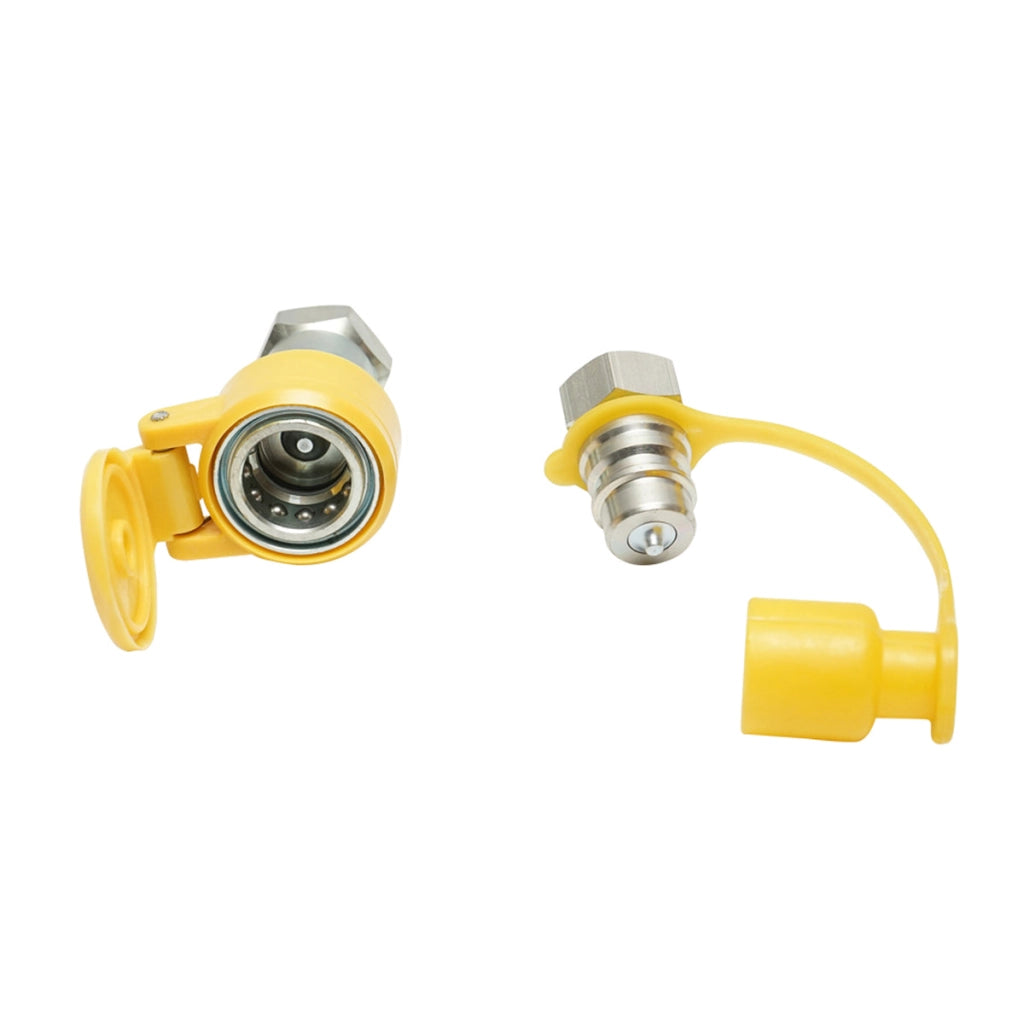 Valvola di ritegno maschio-femmina M22x22 (tappi di protezione in plastica gialla)
