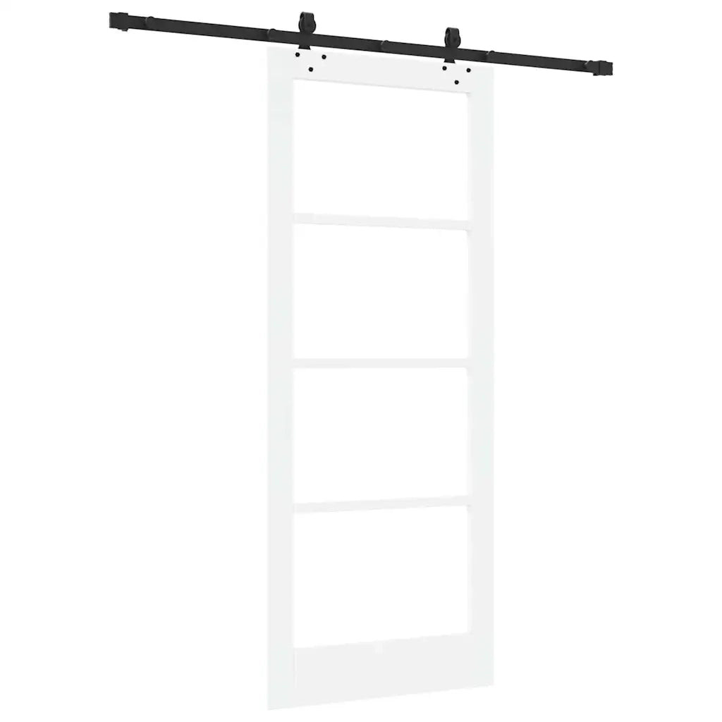 Porta scorrevole ORKDAL Bianco e Nero 83 x 202 cm 3332166