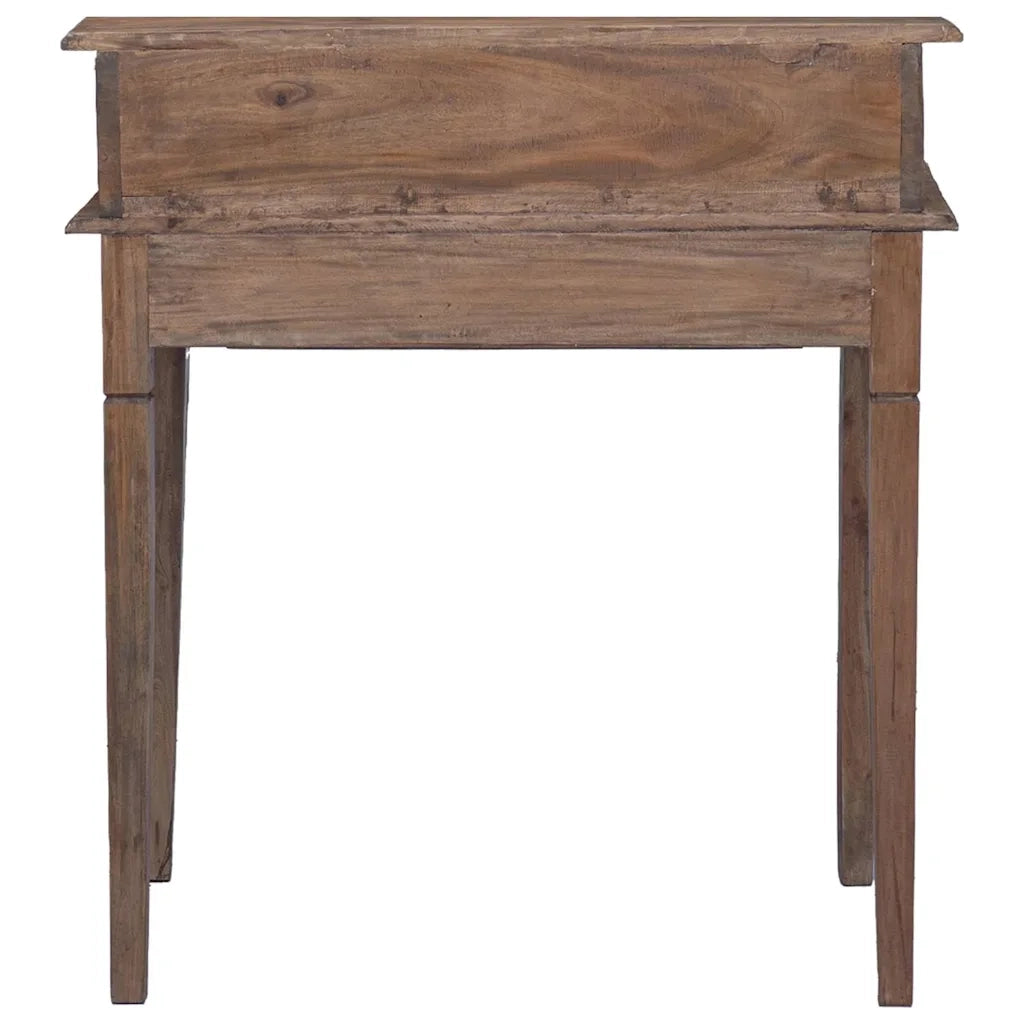 Scrivania con Cassetti 90x50x101 cm in Legno Massello di Mogano 283912