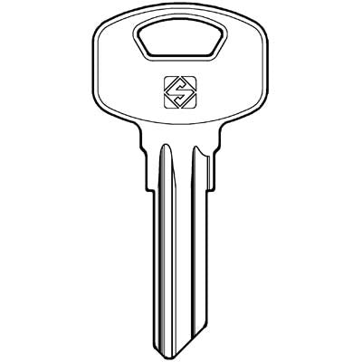 CHIAVE PIATTA YALE YA89 SILCA - ACCIAIO NICHELATO- 10 pezzi