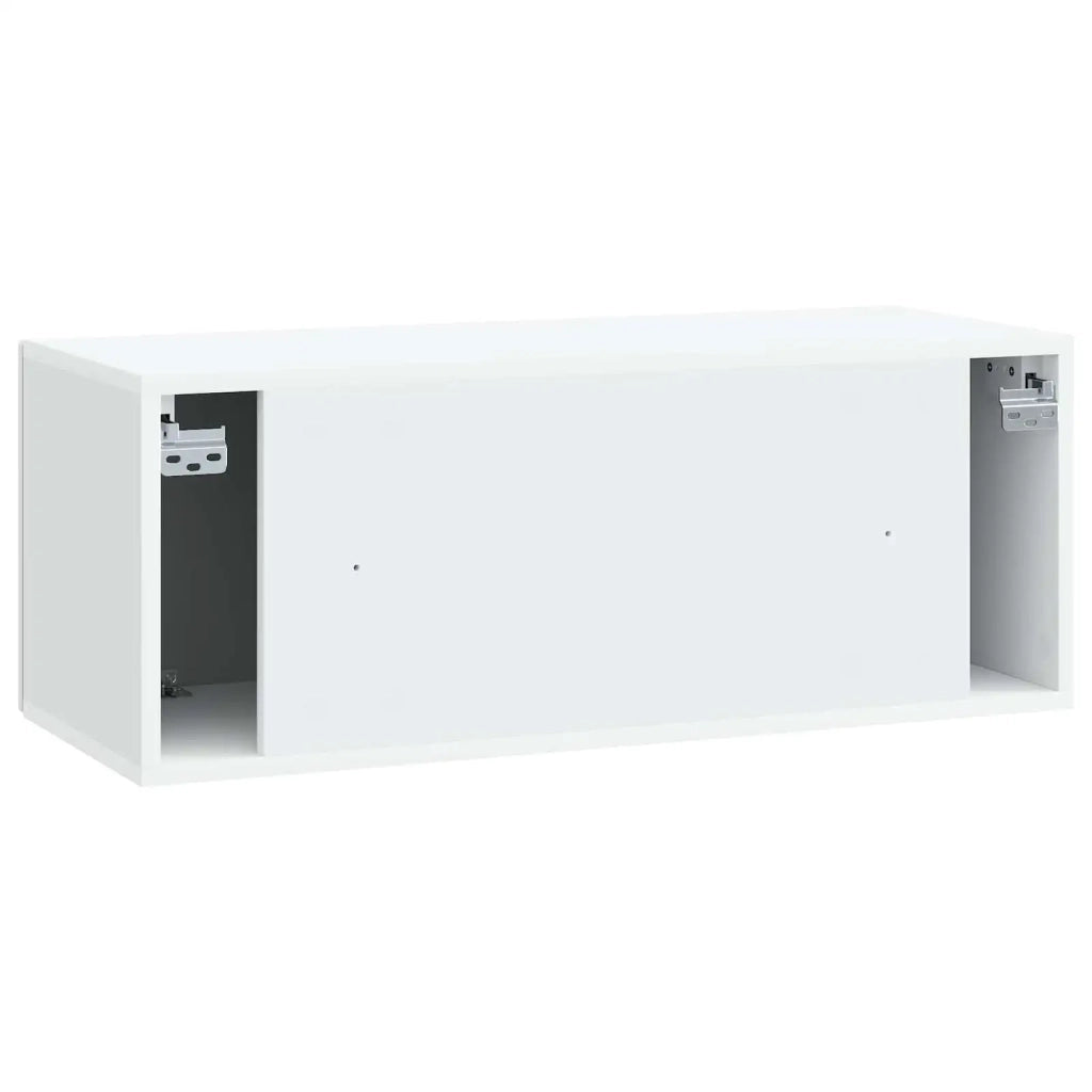 Mobile Porta TV da Muro Bianco 78,5 x 31 x 30 cm 898205