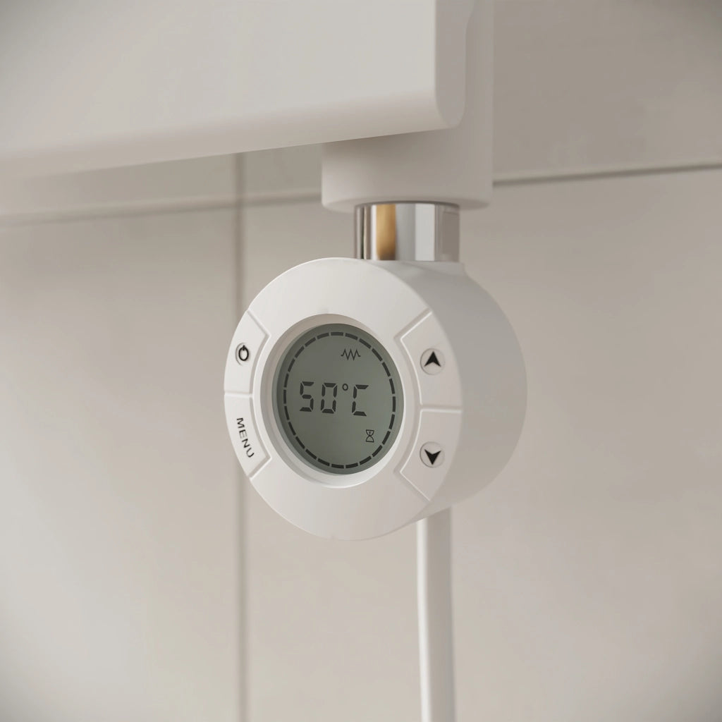 Termoarredo elettrico 800x500 bianco opaco interasse 450 | Andromeda