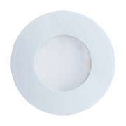 Lampada Ad Incasso Esterno Moderno Margo Alluminio Bianco Vetro Led