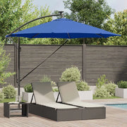 Ombrellone-Ombrello da giardino Azzurro 294 x 294 x 248 cm Poliestere e Alluminio