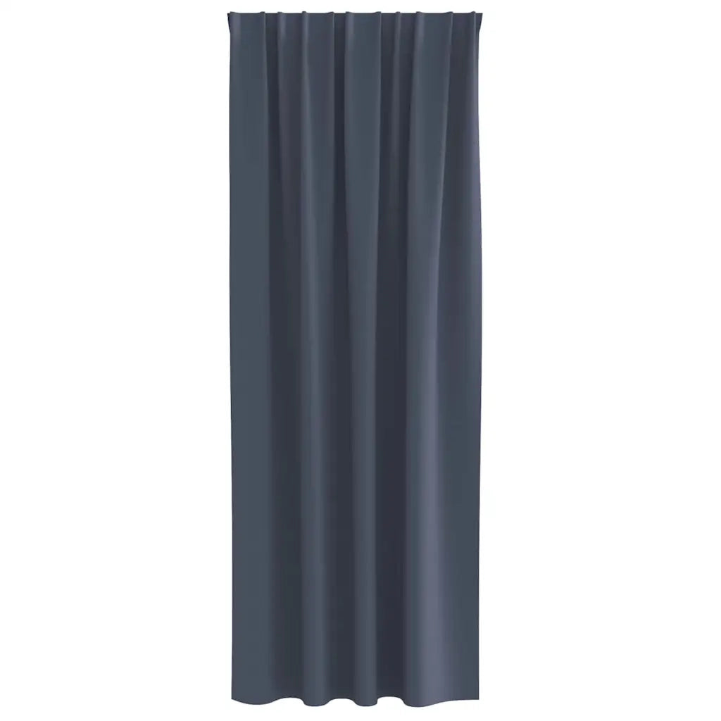 Tende Blackout con Anelli 2 pcs Antracite 260 x 140 cm 4107452