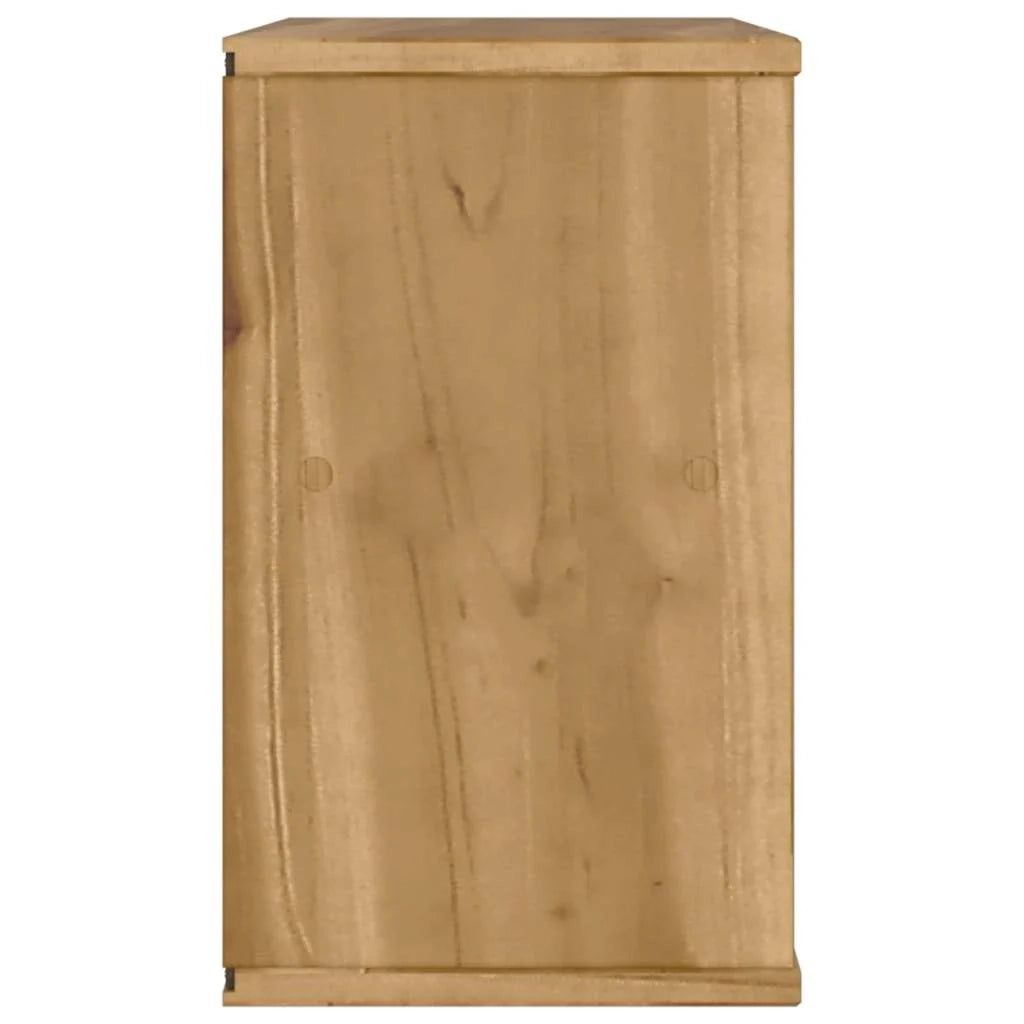 Mobile porta TV ODDA pratico contenitore per il soggiorno 79 x 24 x 40 cm legno massello di pino 02_0058050