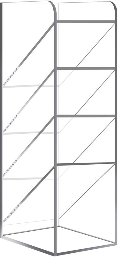 Penholder Acrilico - Osservatorio trasparente Organizzatore per ufficio, scuola, articoli domestici (23,8 x 9,5 x 7,5 CM)