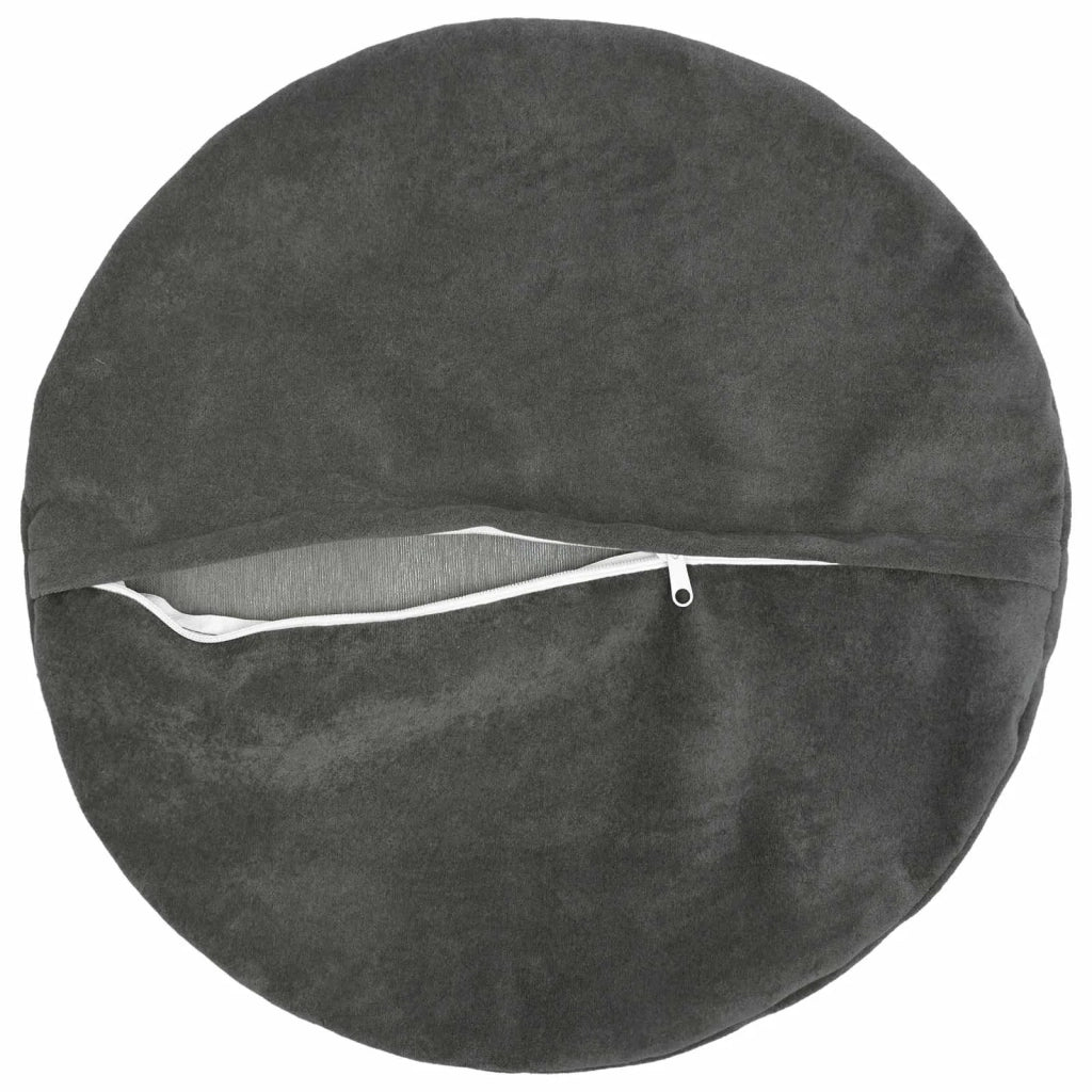 Cuscino con cuscino HEERLEN 6 pz Antracite Fleece in microfibra 928804