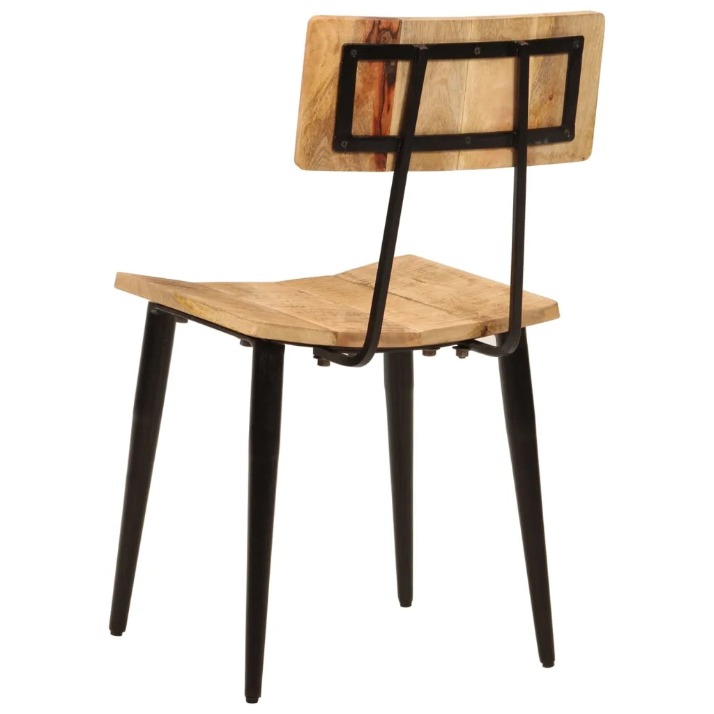 Sedie da Pranzo 2 pz 44x40x80 cm Legno Massello di Mango cod mxl 14870