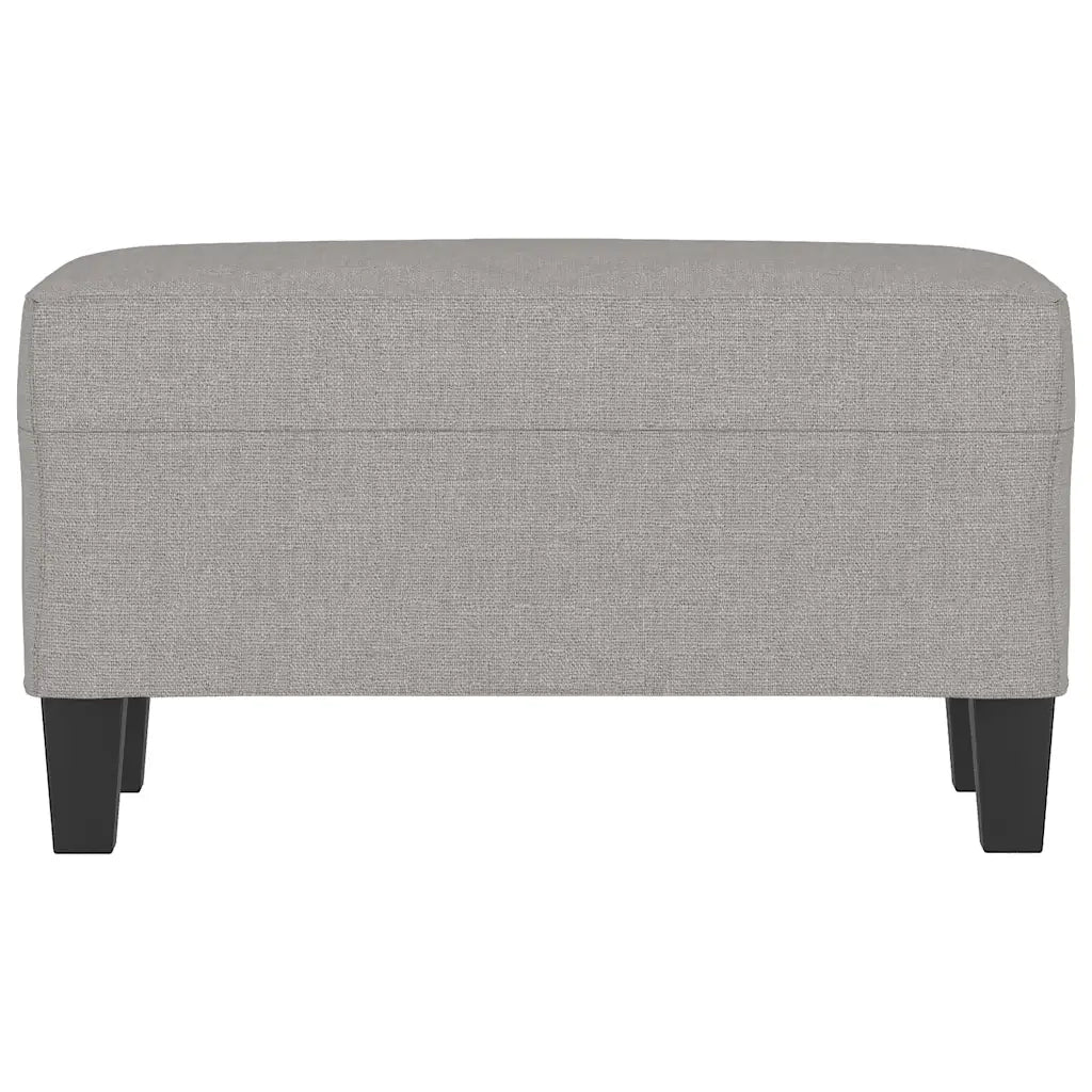 Panca-Sgabello Grigio chiaro 70x35x41 cm in Tessuto 580861