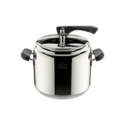 Lagostina 8900547872 La Classica Pentola a Pressione 9L diametro 24 cm acciaio inox 18-10 fondo Lagofusion 5 sistemi sicurezza colore Inox