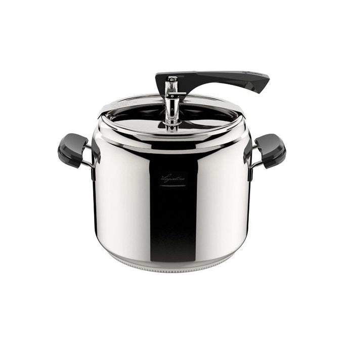 Lagostina 8900547872 La Classica Pentola a Pressione 9L diametro 24 cm acciaio inox 18-10 fondo Lagofusion 5 sistemi sicurezza colore Inox