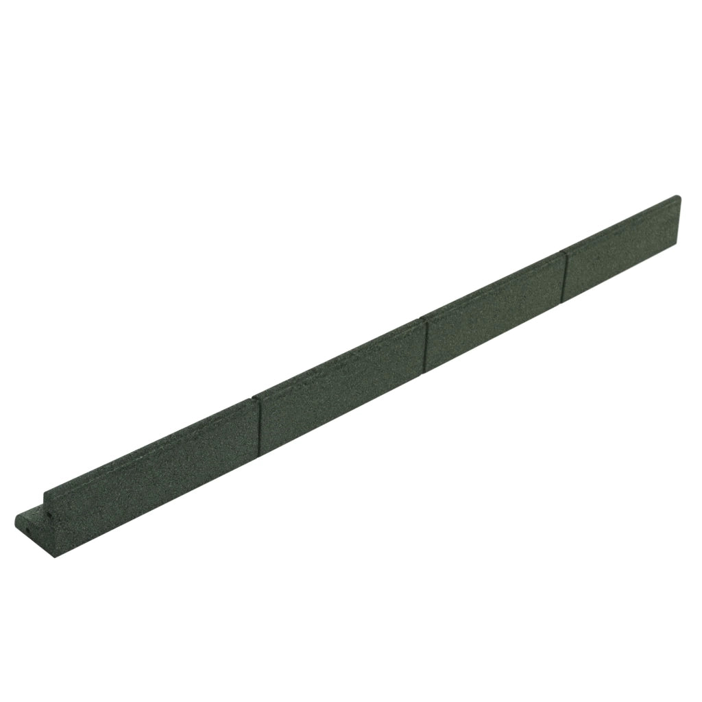 Bordura Flessibile da Giardino 30 x 1,2 m Verde con Martello in Gomma