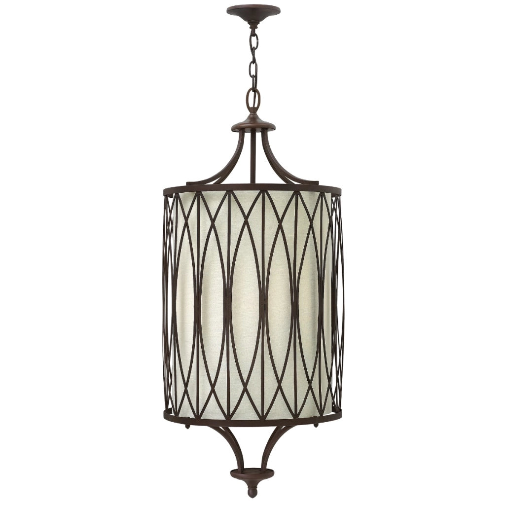Lampadario vittoriano bronzo Walden 4xE14 Hinkley