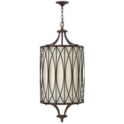 Lampadario vittoriano bronzo Walden 4xE14 Hinkley