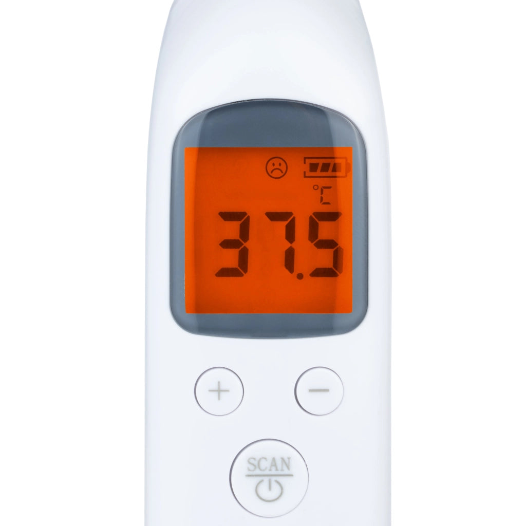Termometro Medico a Infrarossi – Misurazione Senza Contatto | Display LCD, Memoria 32 Misurazioni, Batteria