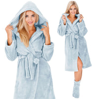 Accappatoio Da Donna Nancy + Calzini L.blue S/m