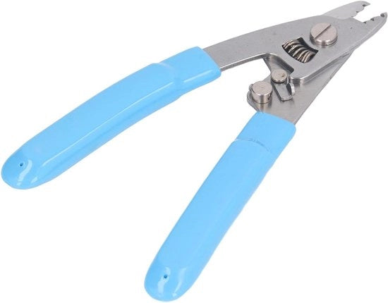 Strippatore a fibra ottica 3-gaia Precisie 120 μm-3 mm, tagliatore di cavi e cavi a fibra ottica per elettricisti con chiave di regolazione