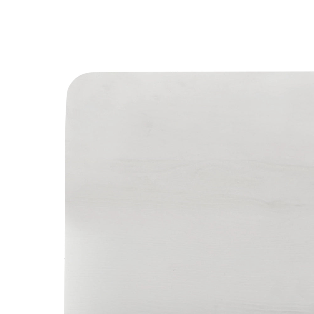 Letto in legno di pino bianco matrimoniale 140 cm 6 testiera a doghe minimalista