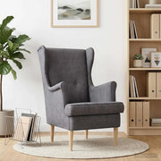Poltrona-Divano Sedia-Poltroncina Grigio Scuro ARES