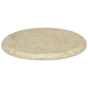 Piano per Tavolo | Superficie Tavolo | Piano Scrivania Crema ?40x2,5 cm in Marmo