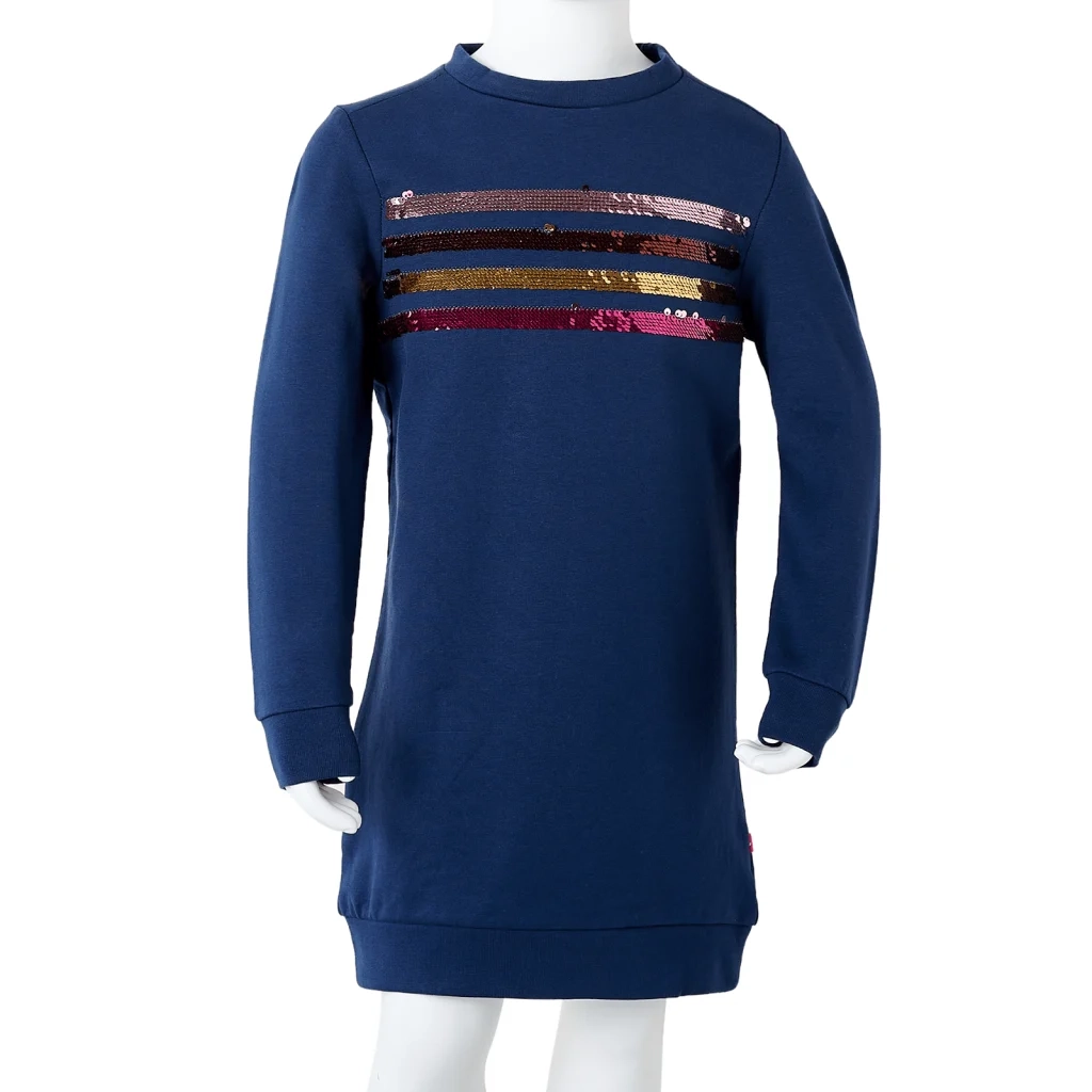 Abito in Felpa da Bambina Blu Marino 116 CFW8915877