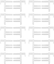 Accessori per veneziane - 20 pezzi - SE910411 Modello - 28x26mm - Bianco - ABS - Sostituzione per clip rotte - Accessori per veneziane