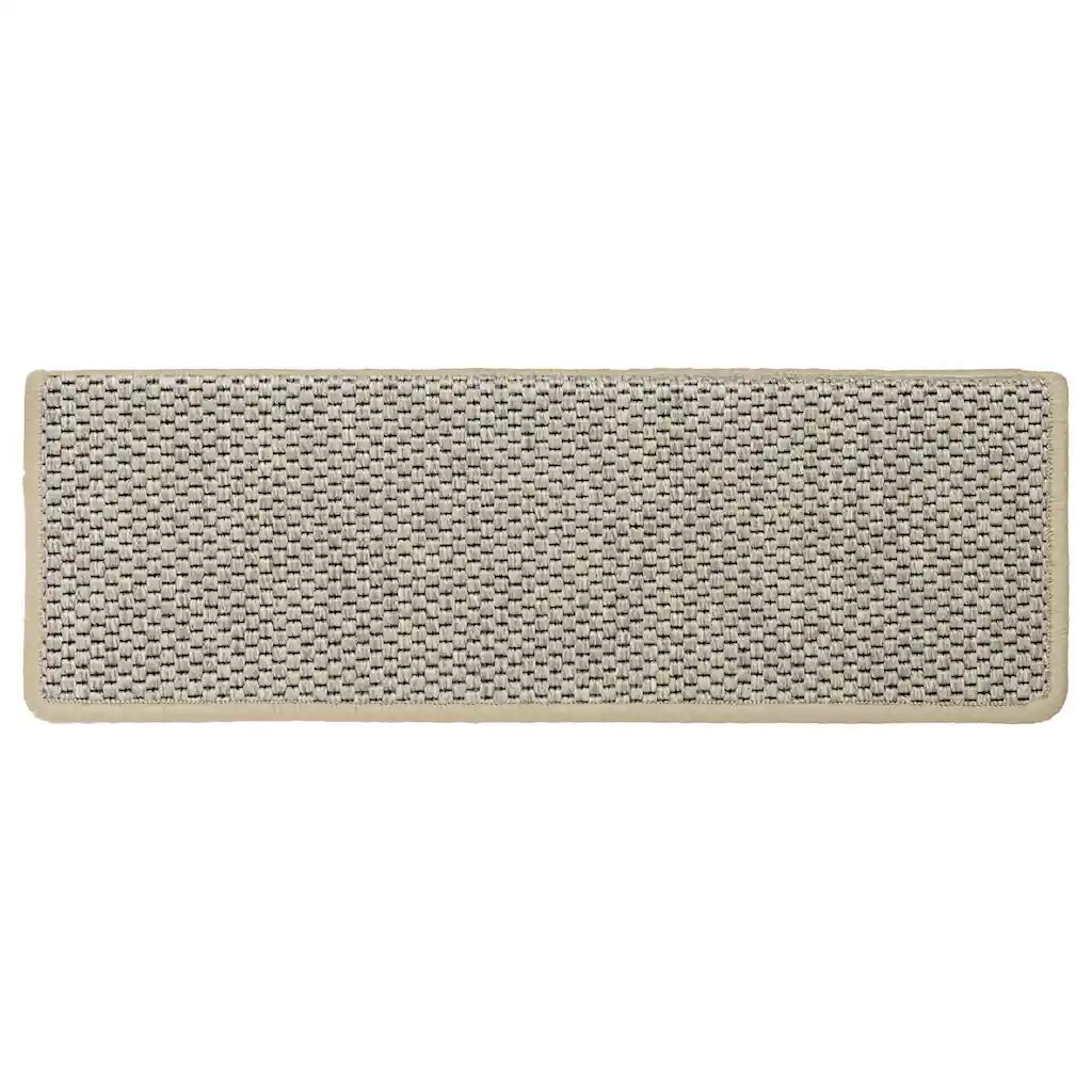 Tappeti Autoadesivi Scale Aspetto Sisal 15 pz 65x25cm Grigi cod mxl 73704
