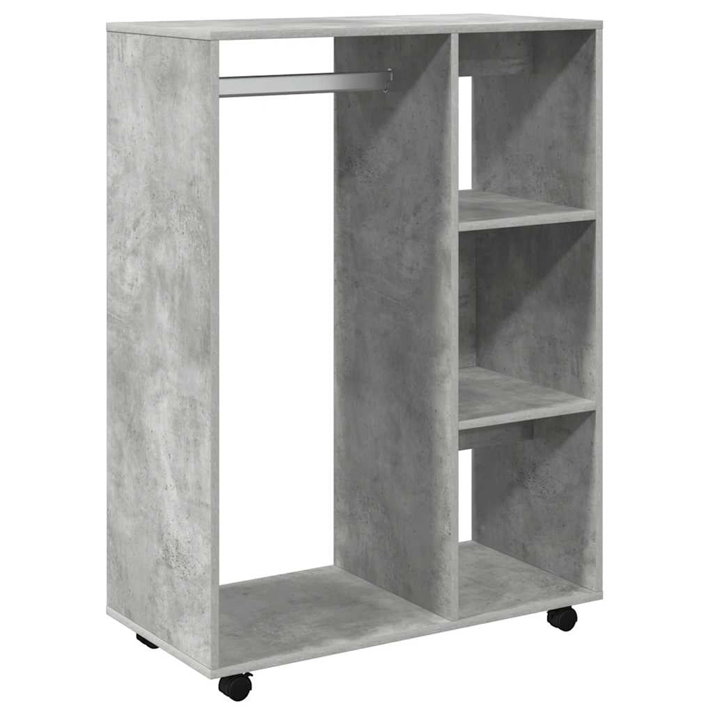 Armadio Grigio Cemento 80x40x110 cm in Truciolatocod mxl 128388