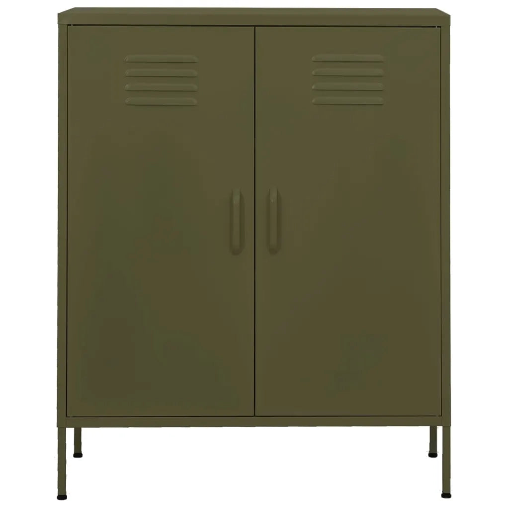 Armadietto Verde Oliva 80x35x101,5 cm in Acciaio cod mxl 42449