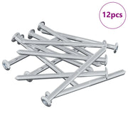 Vite 12 pz Argento M6 x 85 mm Acciaio CFW4560807