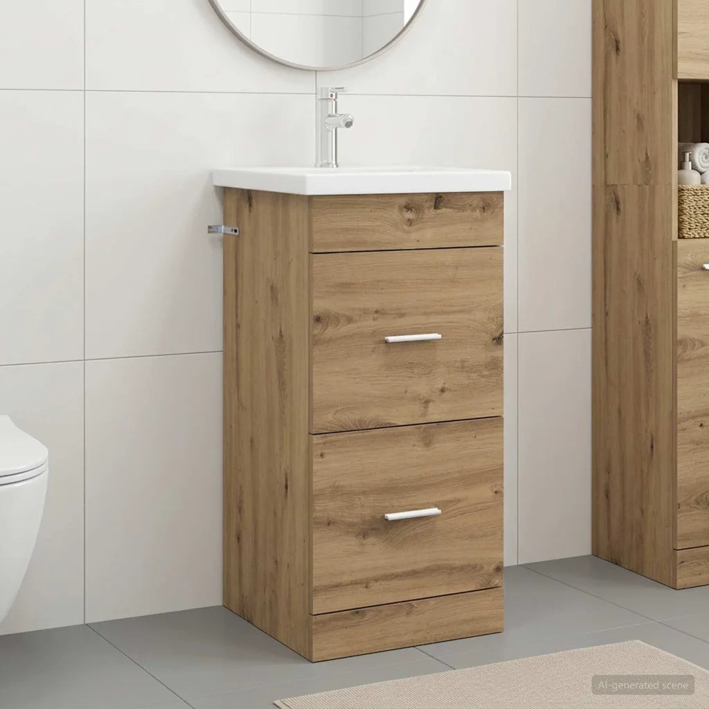 Mobile da bagno con lavabo Rovere Artigianale 42 x 40 x 84,5 cm 890703