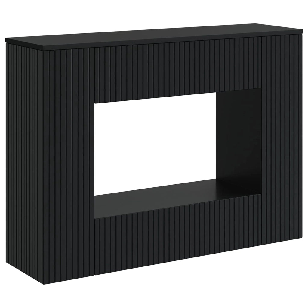 Tavolo consolle Nero 101 x 29 x 74 cm Legno ingegnerizzato 899878