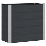 Letto rialzato da giardino Nero 100 x 50 x 91 cm alluminio 42038977