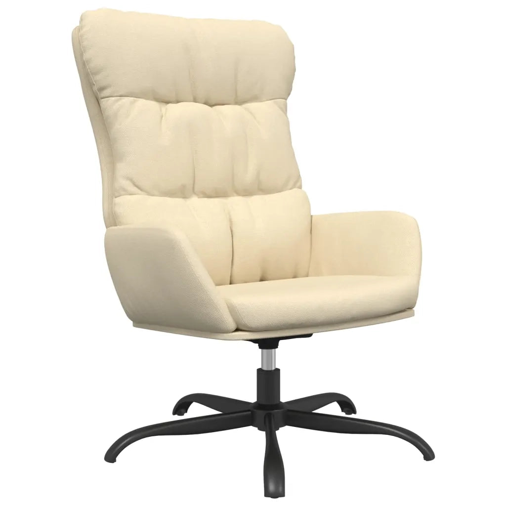 Sedia Relax Crema in Tessuto cod mxl 14259
