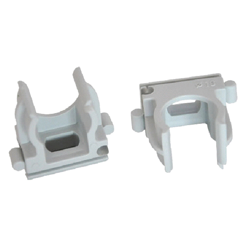 FISSATUBO IN NYLON TONDO Ø mm 16- 100 pezzi  - BricoGo