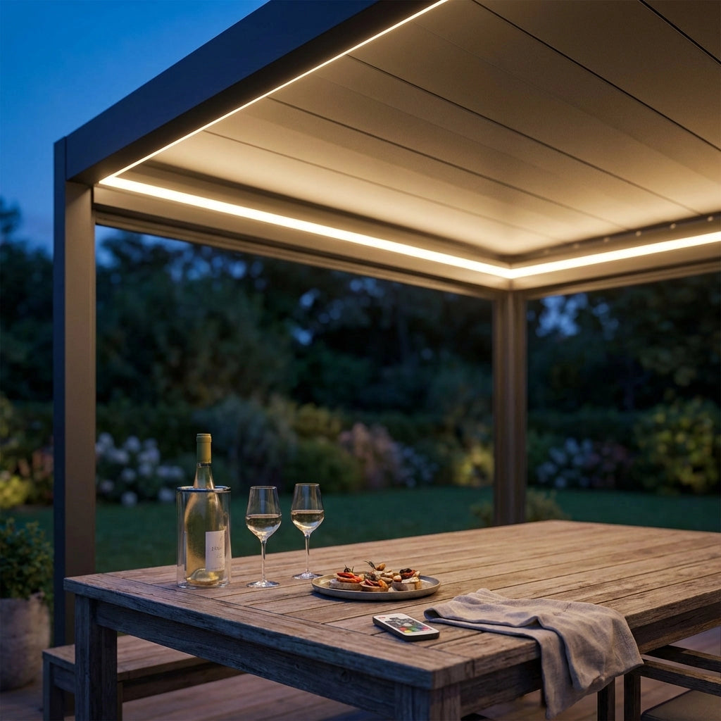 Led rgb per pergola bioclimatica - TONY