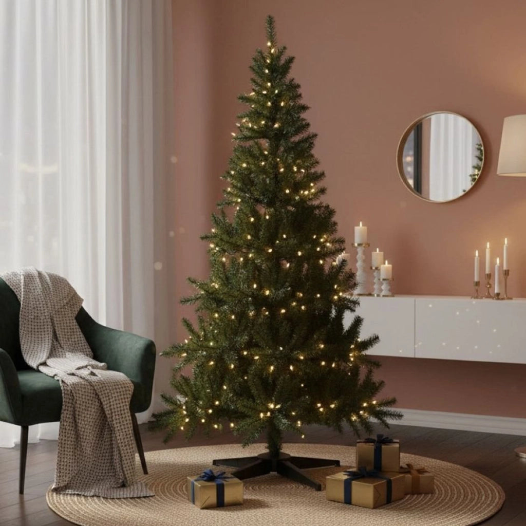 Jingles, Albero di Natale 120 cm 236 Rami Made in Italy, 120h cm Verde