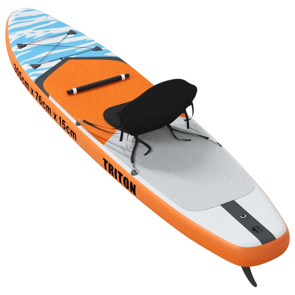 SUP Board con Seggiolino 2-in-1 TRITON 305 x 76 x 15 cm Blu per 42039128