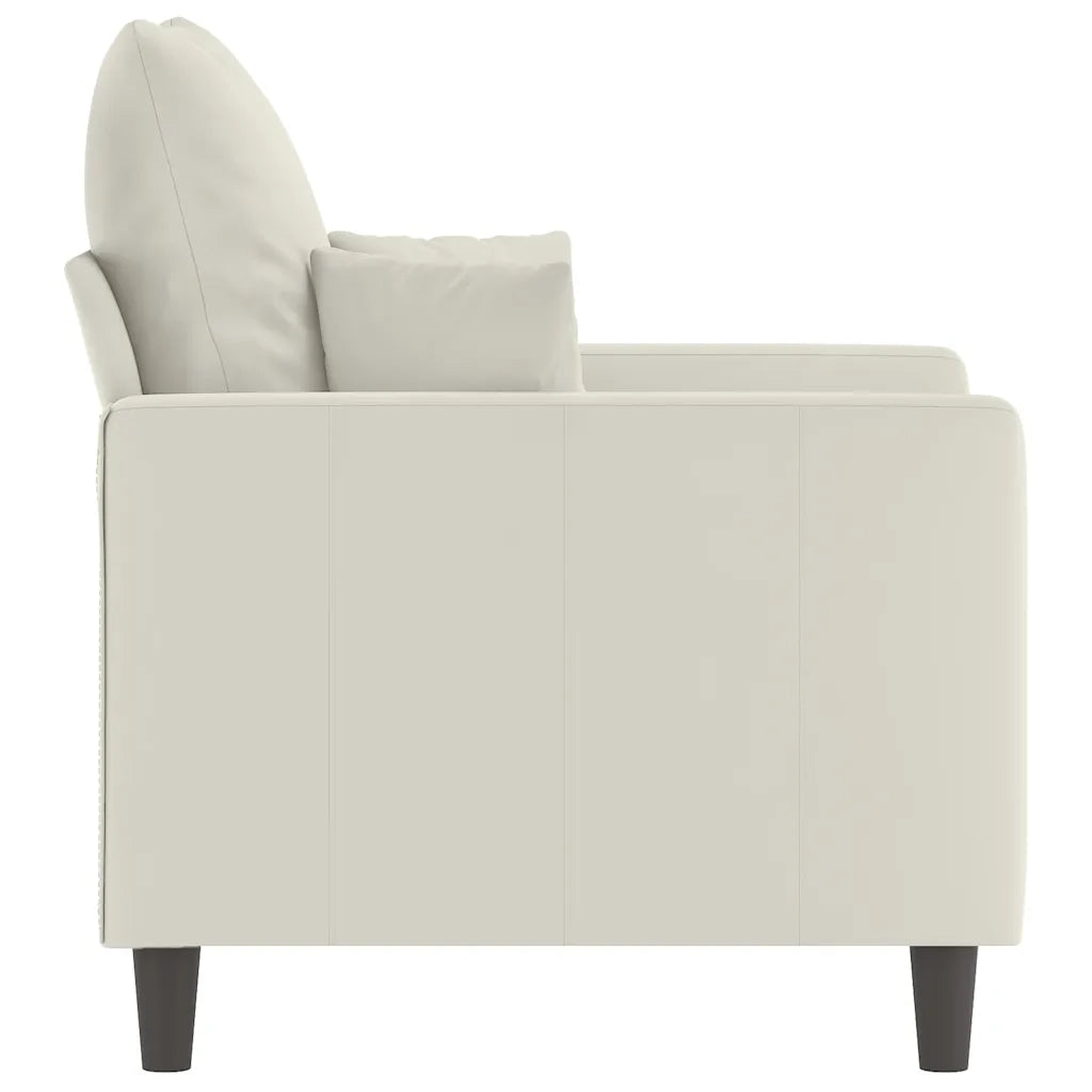 Poltrona Crema 60 cm Velluto