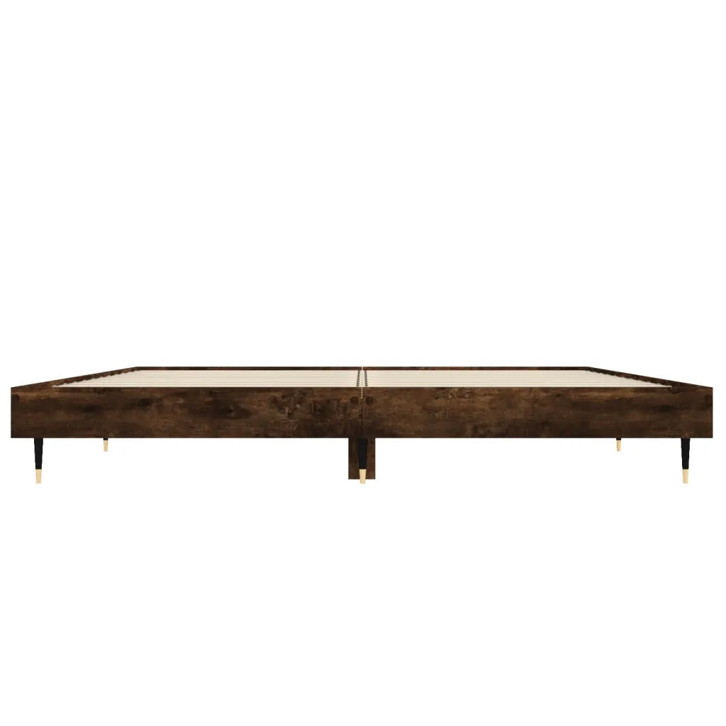 Giroletto senza Materasso Rovere Fumo 120x190 cm in Truciolato 832194