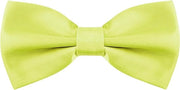 Cravatta Tuxedo per Uomo, Solido con Cinturino Pre-Annodato, Adattabile, Verde