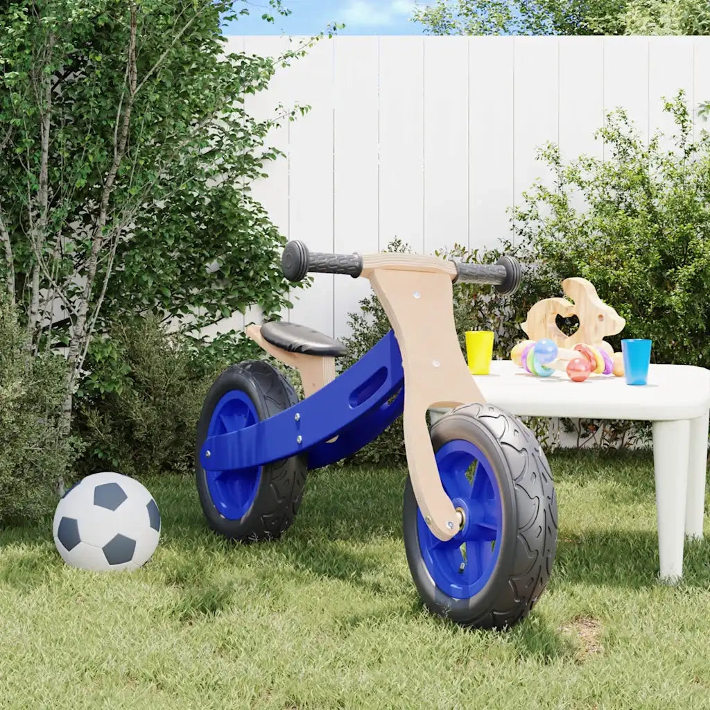 Bicicletta Senza Pedali per Bambini con Pneumatici Aria Blu CFW7988326