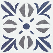 Set di 6 adesivi per pavimento per pareti 15 x 15 cm Cubia blu - adesivi per pavimento pratici per cucina, bagno e parete dietro cucina - pavimenti autoadesivi, adesivi per pavimento, pellicola adesiva, pellicola per pavimento